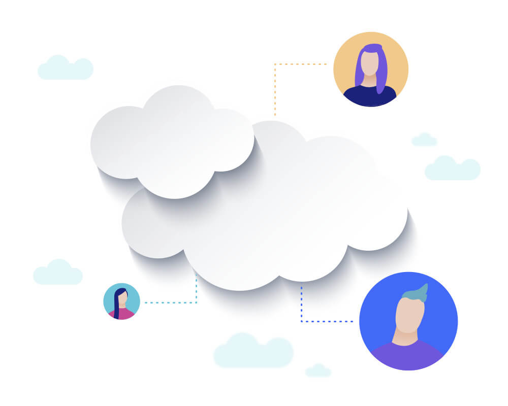 Collect and organize your contacts in  the cloud